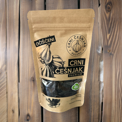 Crni cesnjak u ziplock vrecici, ocisceni, 150g