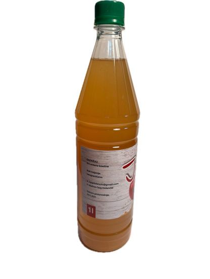 Jabucni ocat, 1L,(staklo, plastika)