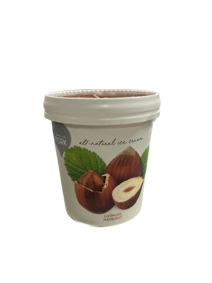 Hazelnut ice cream 125ml