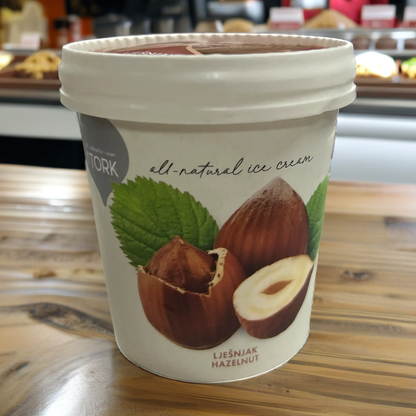 Hazelnut ice cream 125ml