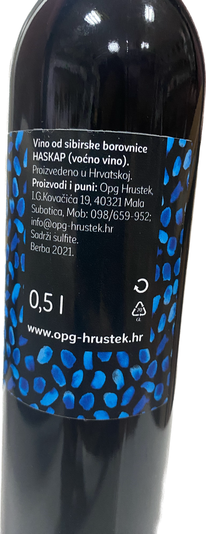 vino sib.hrustek borov. 0,5l