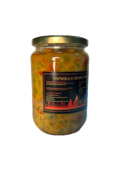 paprika in mustard 700 g spicy