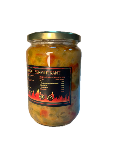 paprika in mustard 700 g spicy