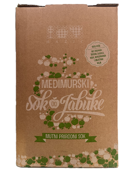 sok od jabuke bag in box 5 l