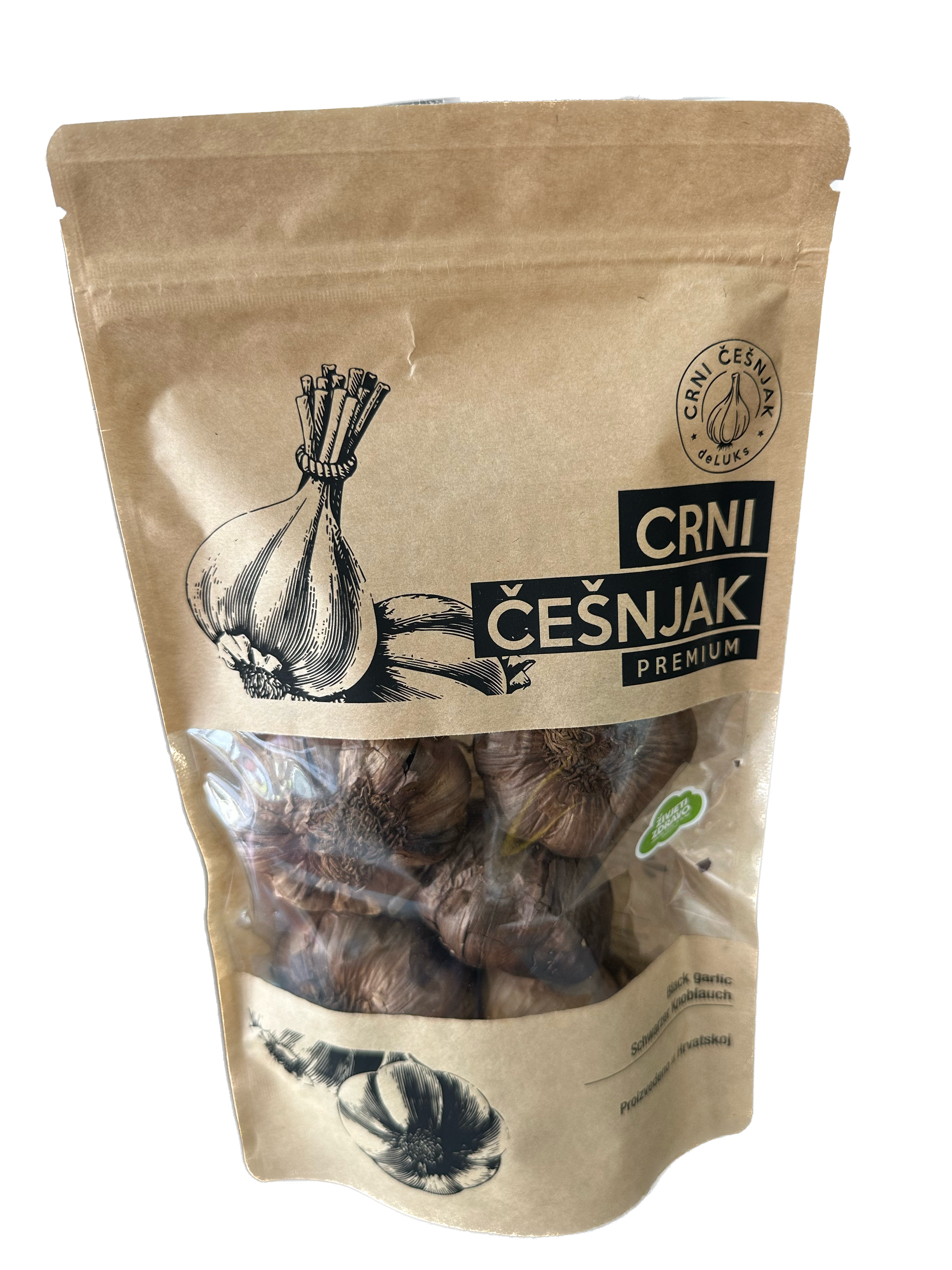 Crni cesnjak u ziplock vrecici, u glavicama, 165g