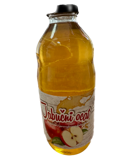 Jabucni ocat, 1L, staklena boca