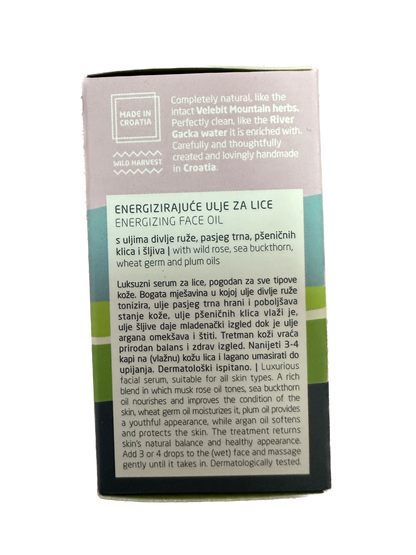 Energizirajuće ulje za lice - 15 ml